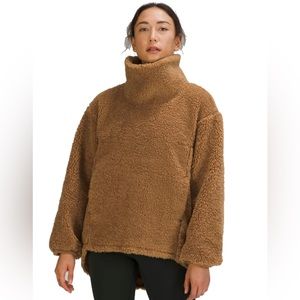 Lululemon fleece pullover “warmth restore long pullover” sz 6